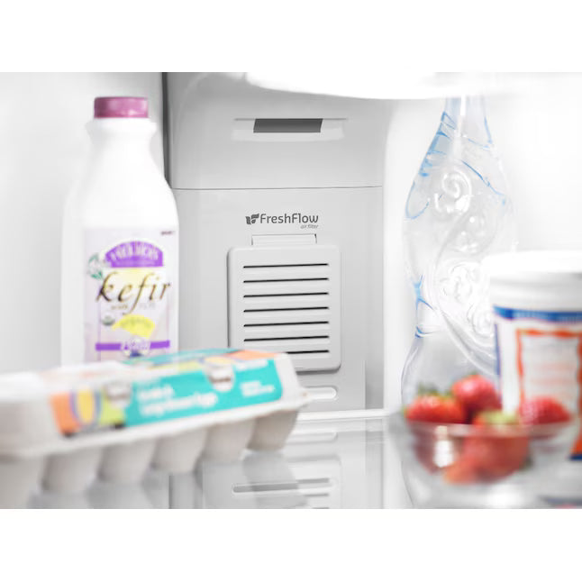 Whirlpool 20.6-cu ft Top-Freezer Refrigerator in Black 05CR065 - WRT1L1TZYB - Certified Refurbished