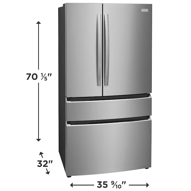 Frigidaire Gallery 22 Cu. Ft. Counter-Depth 4-Door French Door Refrigerator 31134SD218 - GRMG2272CF - Scratch & Dent (Moderate)