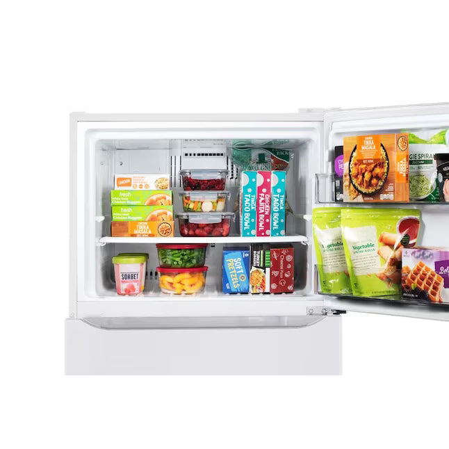LG White 30 Inch Wide Top Freezer 20 Cu. Ft. Refrigerator with Electronic Temperature Controls and LoDecibel Quiet Operation LTCS20020W - Scratch & Dent (Minor)