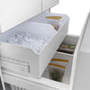 Pictures of Bosch Fastest Ice Maker Standard-Depth 300 Series 26-cu ft 3 -Door Smart Compatible French Door Refrigerator with Ice Maker with Water and Ice Dispenser in Stainless Steel 3SD669 - B36FD31ENS - Open Box - Neu Appliance Outlet - Discount Appliance Outlet in Austin, Tx