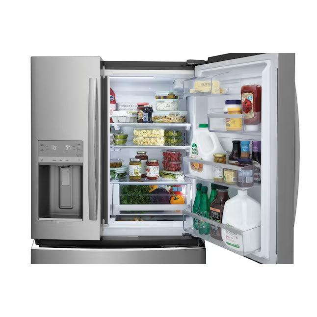 Frigidaire Gallery 22 Cu. Ft. 4-Door Counter-depth French Door Refrigerator with Ice Maker (Fingerprint Resistant Stainless Steel) ENERGY STAR GRMC2273CF - Scratch & Dent (Moderate)