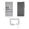 LG 30 cu. ft. Smart French Door Refrigerator with Craft Ice™ & Full-Convert™ Drawer 3SD930 - LRMXS3006S - Scratch & Dent (Minor)