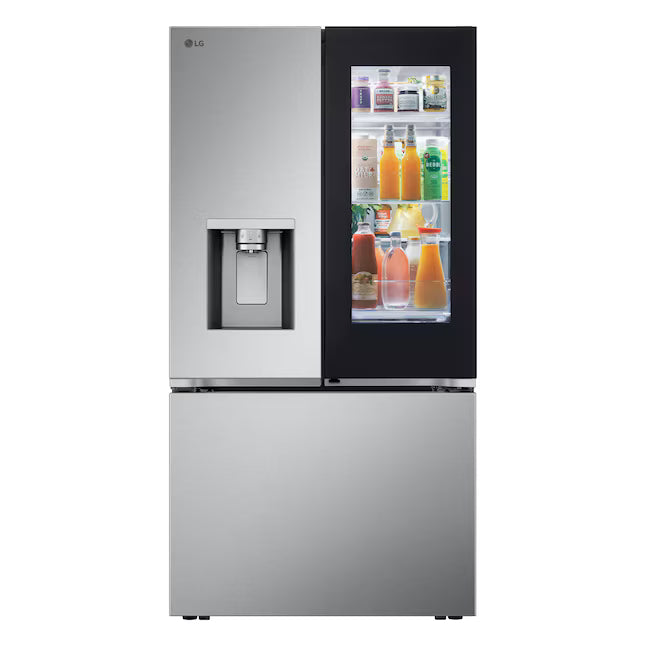 LG 31 cu. ft. Smart Standard-Depth MAX™ French Door Refrigerator with InstaView® Door-in-Door LF31S6360S - Scratch & Dent (Moderate)