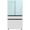 Pictures of Samsung Bespoke 29 cu ft. 4-Door Standard Depth French Door Smart Refrigerator with Beverage Center Auto Fill Pitcher and Dual Ice Maker with Ice Bites™ in White Glass 4SD401 - RF29BB86004MAA - Open Box - Neu Appliance Outlet - Discount Appliance Outlet in Austin, Tx
