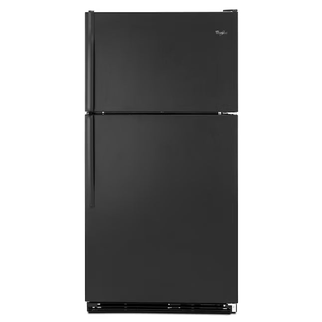 Whirlpool 20.6-cu ft Top-Freezer Refrigerator in Black 05CR065 - WRT1L1TZYB - Certified Refurbished