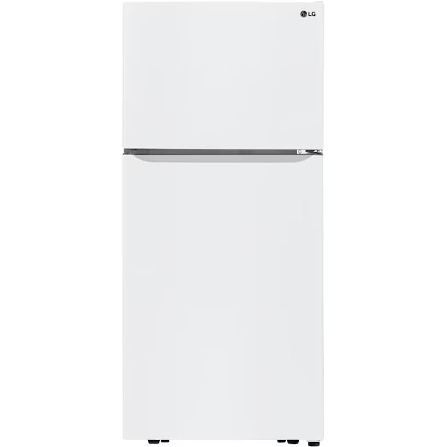 LG White 30 Inch Wide Top Freezer 20 Cu. Ft. Refrigerator with Electronic Temperature Controls and LoDecibel Quiet Operation LTCS20020W - Scratch & Dent (Minor)