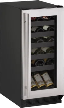 U-Line Wine Captain 24-Bottle Wine Cooler in Stainless Steel U-1215WCS-00B - Scratch & Dent (Minor)