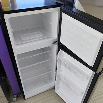 Vissani 4.5 cu. ft. 2-Door Mini Refrigerator in Platinum Steel with Freezer S154 - HVDR45PS - Scratch & Dent (Minor)