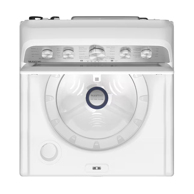 Maytag 4.7 cu. ft. Top Load Washer with Agitator, Pet Pro Option and Extra Power in White 22231SD324 - MTW5605RW - Scratch & Dent (Minor)