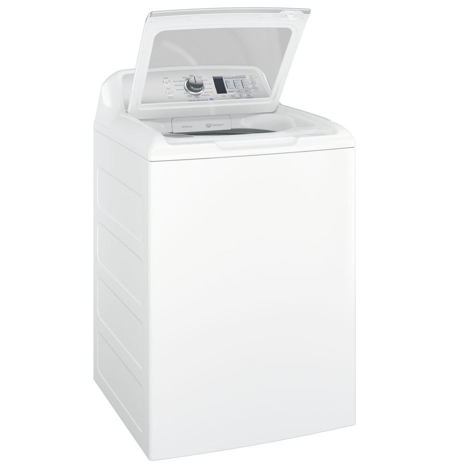 GE® 4.6 cu. ft. Capacity Washer with Stainless Steel Basket GTW680BSJWS - Certified Refurbished