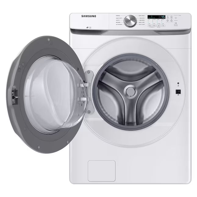 Samsung 4.5 cu. ft. ENERGY STAR Front Load Washer with Vibration Reduction WF45T6000AW - Open Box