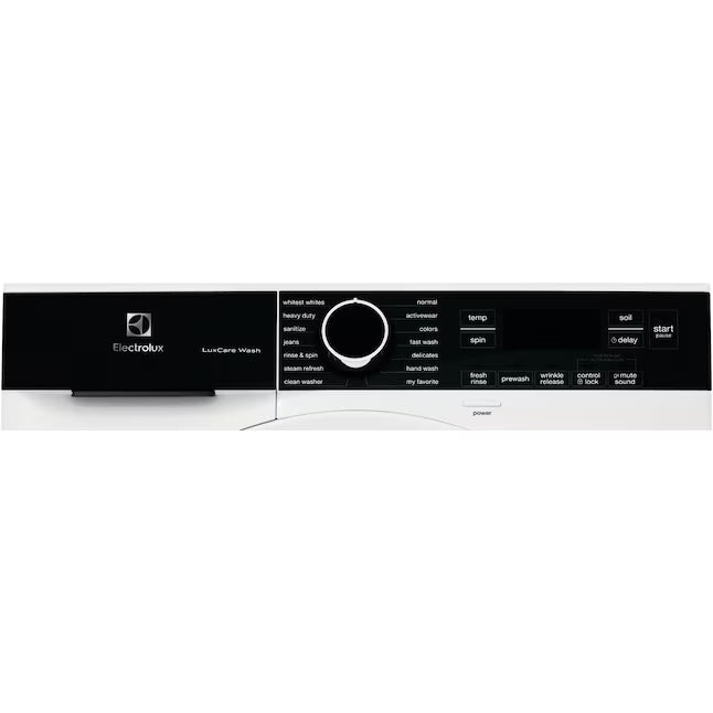 Electrolux 24" Wide Compact Front Load 2.4 cu ft Washer with LuxCare Wash System and Steam Refresh Cycle 3SD538 - ELFW4222AW - Scratch & Dent (Minor)