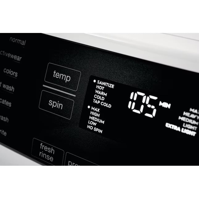 Electrolux 24" Wide Compact Front Load 2.4 cu ft Washer with LuxCare Wash System and Steam Refresh Cycle 3SD538 - ELFW4222AW - Scratch & Dent (Minor)