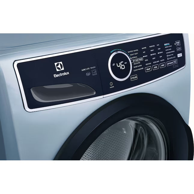 Electrolux 27 in. 4.5 cu.ft. HE Front Load ENERGY STAR Washer with LuxCare Wash System ELFW7437AG - Open Box and Electrolux 8 cu.ft. Electric Dryer vented Front Load Perfect Steam Dryer with Instant Refresh 16273 - ELFE7437AG - Open Box