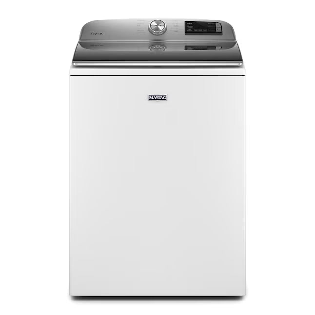 Maytag 5.2 Cu. Ft. Top Load Agitator Washer with Extra Power and Smart Appliance 22121500 - MTW6205RW - Open Box