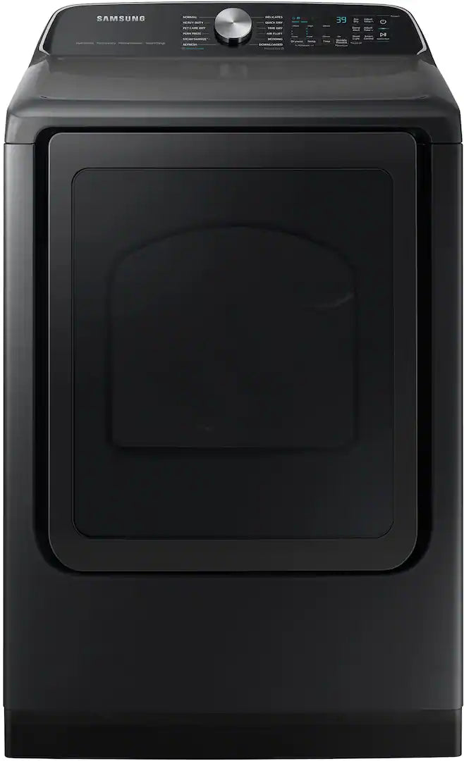 Samsung 7.4 Cu. Ft. Smart Electric Dryer with Steam Sanitize+ in Black 22137SD371 - DVE55CG7100V - Scratch & Dent (Minor)