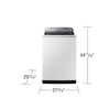Pictures of Samsung 5.2 cu. ft. Large Capacity Smart Top Load Washer with Super Speed Wash in White 3SD724 - WA52DG5500AW - Scratch & Dent (Minor) - Neu Appliance Outlet - Discount Appliance Outlet in Austin, Tx