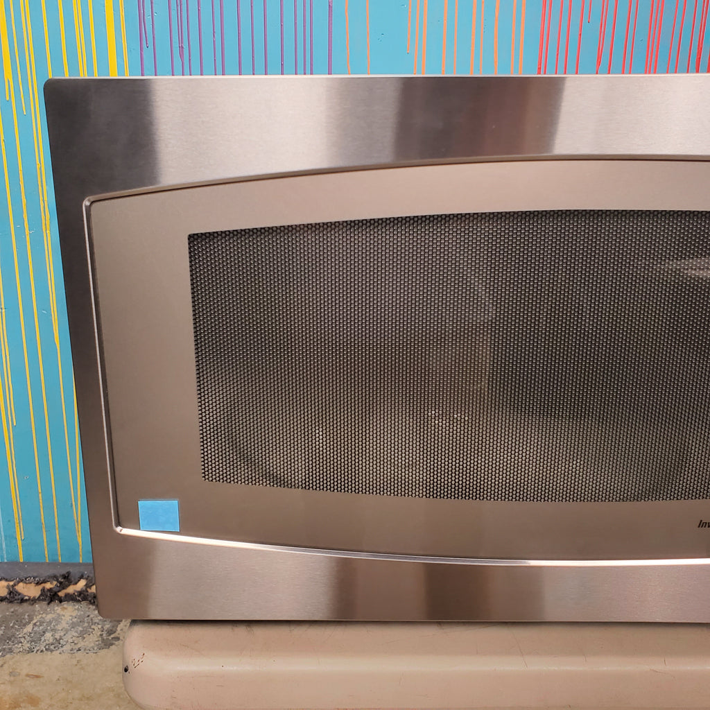Pictures of Stainless Steel GE. 2.2 cu. ft. Countertop Microwave Oven with Inverter Defrost Technology - Scratch & Dent - Minor - Neu Appliance Outlet - Discount Appliance Outlet in Austin, Tx