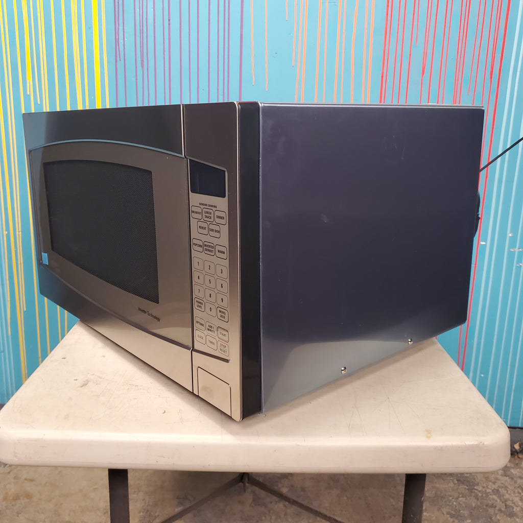 Pictures of Stainless Steel GE. 2.2 cu. ft. Countertop Microwave Oven with Inverter Defrost Technology- Open Box - Neu Appliance Outlet - Discount Appliance Outlet in Austin, Tx