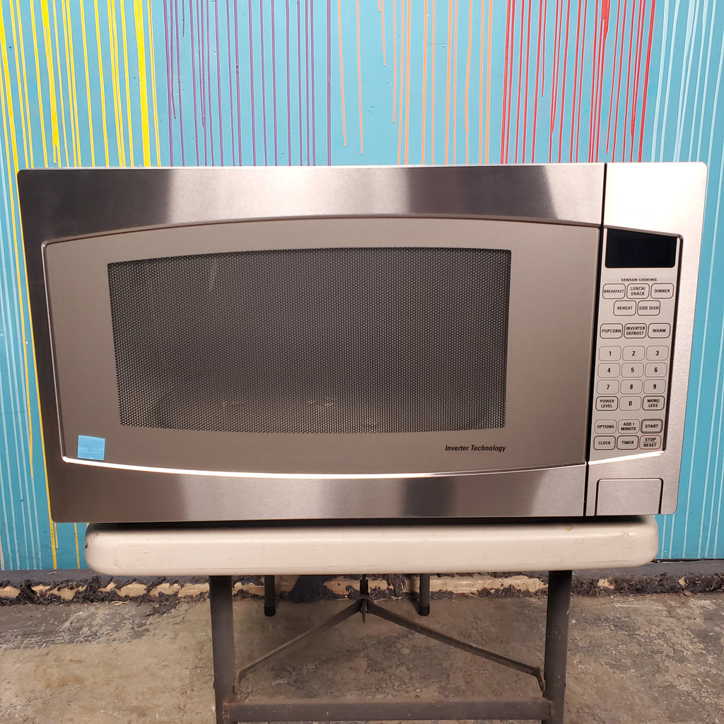 Pictures of Stainless Steel GE. 2.2 cu. ft. Countertop Microwave Oven with Inverter Defrost Technology- Open Box - Neu Appliance Outlet - Discount Appliance Outlet in Austin, Tx