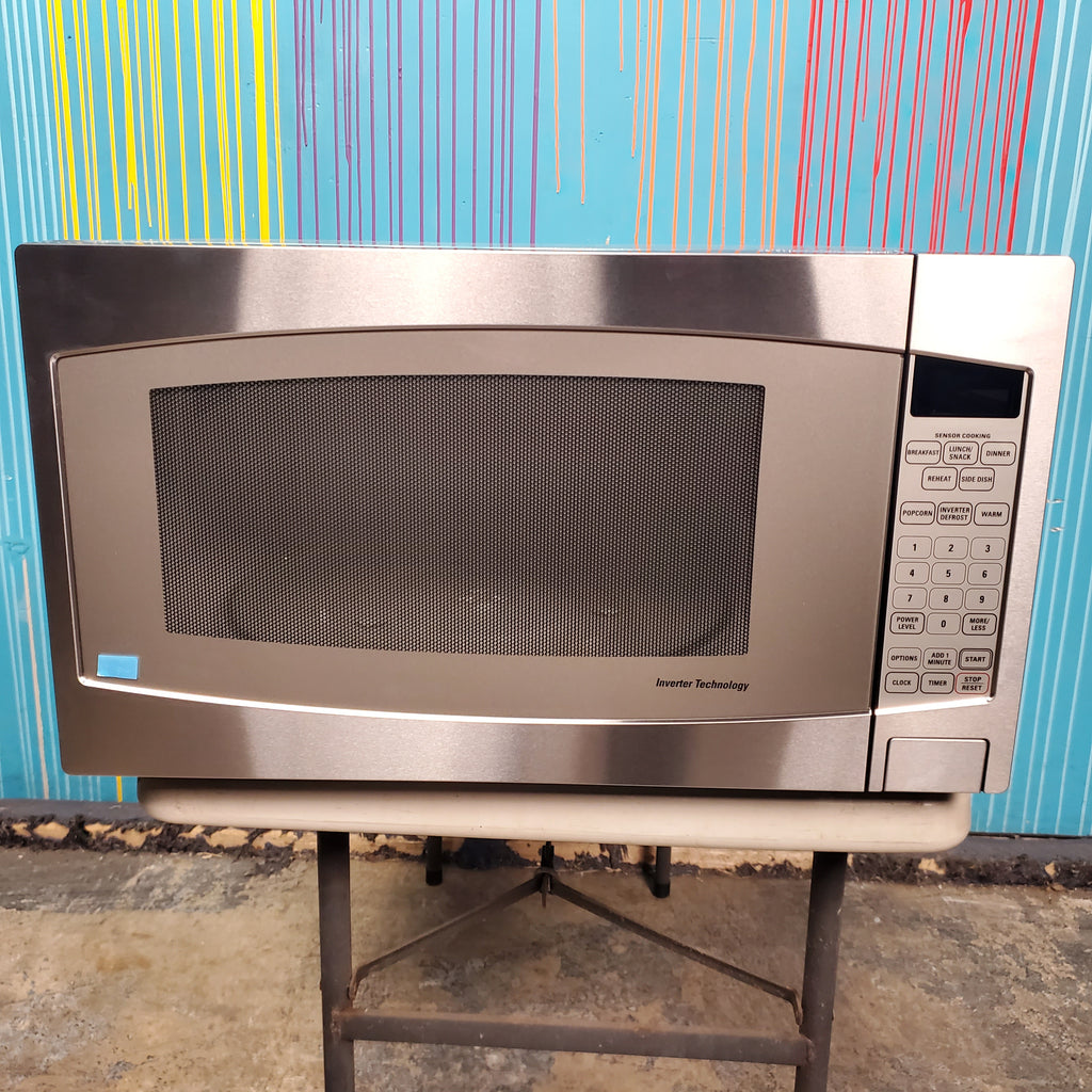 Pictures of Stainless Steel GE. 2.2 cu. ft. Countertop Microwave Oven with Inverter Defrost Technology- Open Box - Neu Appliance Outlet - Discount Appliance Outlet in Austin, Tx