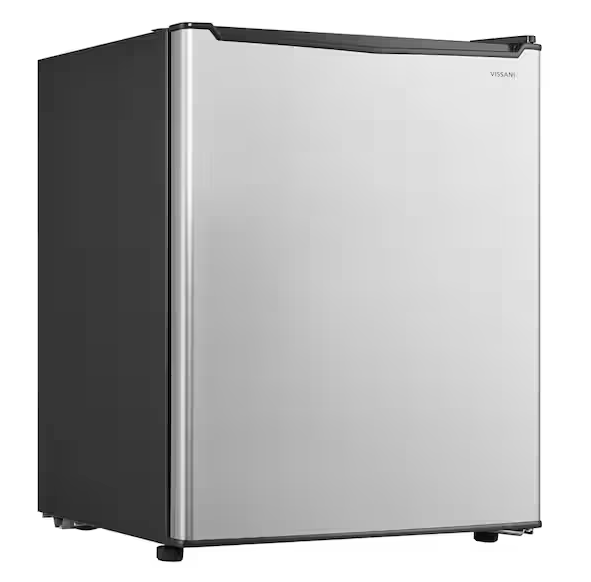 Vissani 2.6 cu. ft. Mini Refrigerator in Stainless Steel, ENERGY STAR HVAR26GSE - Scratch & Dent (Minor)
