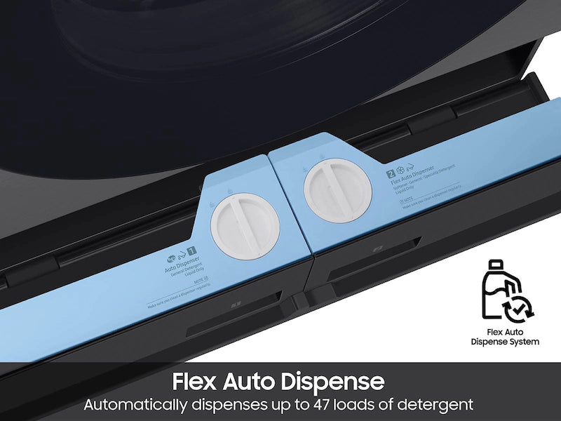 Pictures of Samsung Dark Steel Bespoke 5.3 cu. ft. Ultra Capacity All-In-One Washer Dryer Combo with Super Speed and Ventless Heat Pump - New In Box - Neu Appliance Outlet - Discount Appliance Outlet in Austin, Tx