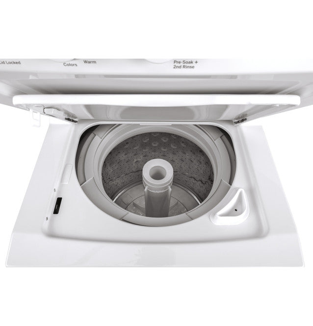 Pictures of GE Unitized Spacemaker® 2.3 cu. ft. Capacity Washer with Stainless Steel Basket and 4.4 cu. ft. Capacity Electric Dryer GE9936 - GUD24ESSMWW - New in Box - Neu Appliance Outlet - Discount Appliance Outlet in Austin, Tx