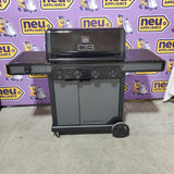 Charbroil Commercial Series Grill and Griddle Combo Grey/Black 4-Burner Infrared Natural Gas/Liquid Propane 463264024 - Open Box