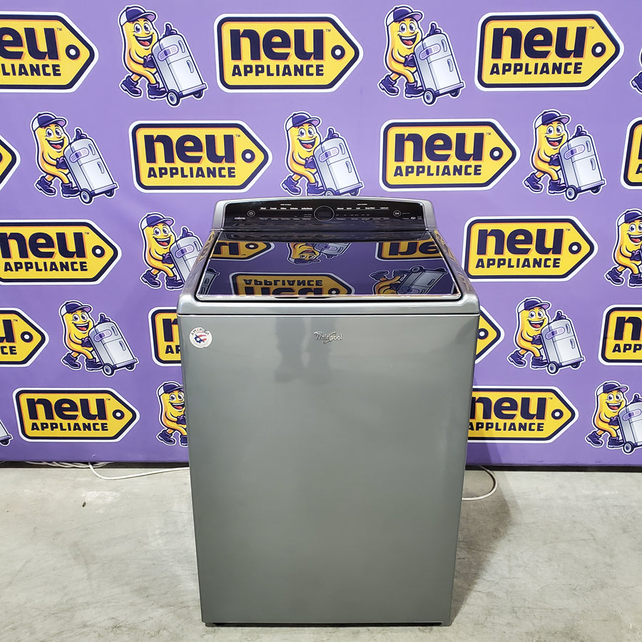 Whirlpool Chrome Shadow Top Load 5.3 Cu. Ft. Washer with Quiet Wash Sound Package WTW8500DC - Scratch &Dent (Minor)