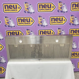 Bertazzoni 48 Inch Wall Mount Range Hood with 3-Speed Blower 600 CFM, Electronic Controls, 2 Halogen Lights, and European Baffle Filters K48HERTX - Open Box