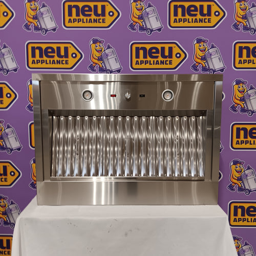 Coyote 42 Inch Stainless Steel Chimney Hood for Outdoor Grill with Flue, Variable Speed Control, Heat Sentry, Halogen Lighting, Easy-Clean Baffle Filters, and Removable Grease Drip Rail 1118345 - C1HOOD42 - Scratch & Dent (Minor)