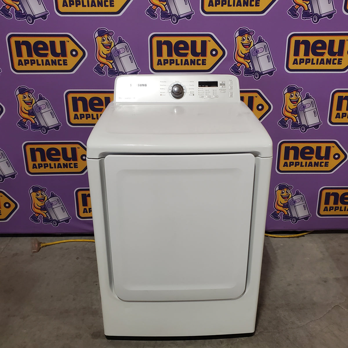 Samsung 7.2-cu ft Electric Dryer in White DV400EWHDWR - Certified Refurbished