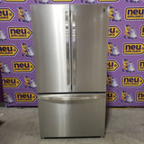 Kenmore Counter-Depth 20.3-cu ft 36-in Wide French Door Refrigerator with Ice Maker ENERGY STAR Certified in Stainless Steel 897.75515320 - Scratch & Dent (Moderate)