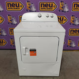 Whirlpool White Gas 7.0 Cu. Ft. Vented Dryer with Wrinkle Shield Option and AutoDry Drying System WGD4815EW - Scratch & Dent (Major)