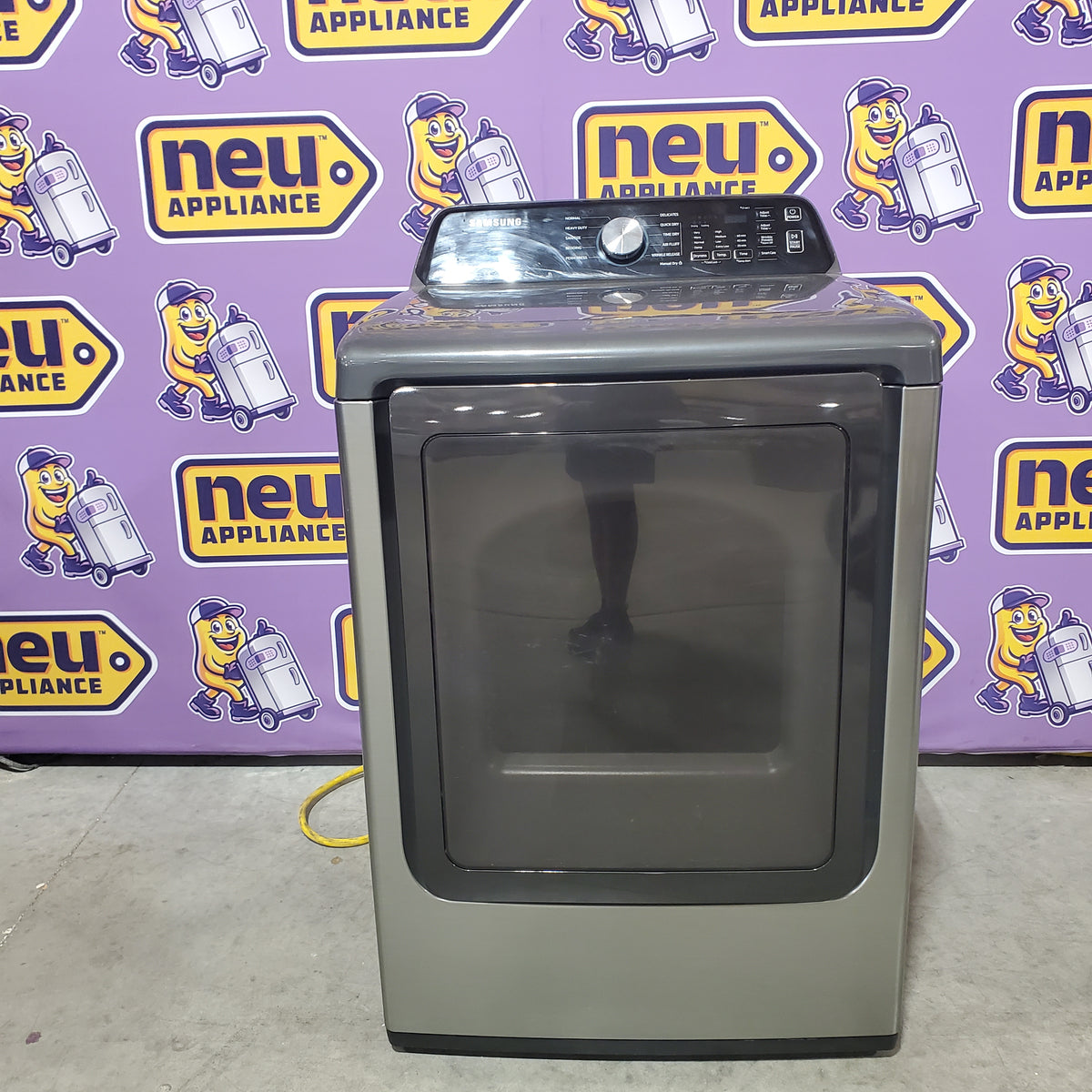 Samsung Platinum Electric 7.4 Cu. Ft. Dryer with Sensor Dry DVE45T3400P - Certified Refurbished