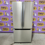 Vissani 30 in. 18.4 cu. ft. Standard-Depth French Door Bottom Freezer Refrigerator in Fingerprint Resistant Stainless Steel LookMDFDBM18SS6 - Scratch & Dent (Moderate)
