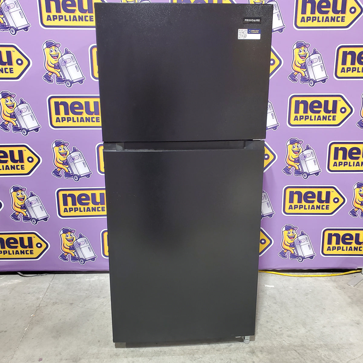 Frigidaire 19 Cu. Ft. Garage Ready Top Freezer Refrigerator in Black FRTE1814AB