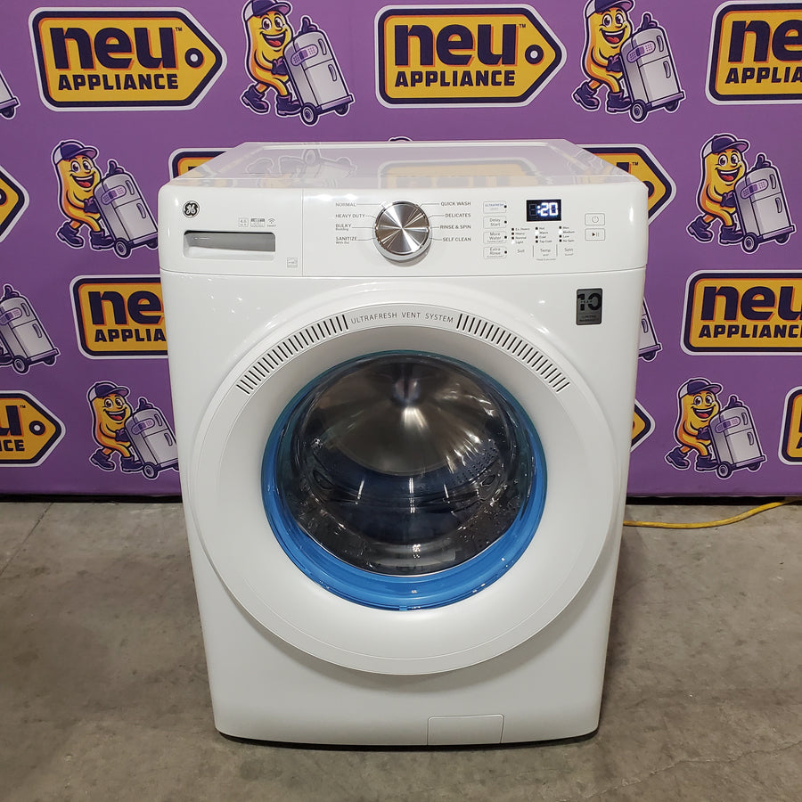 GE® ENERGY STAR® 4.6 cu. ft. Capacity Smart Front Load Washer with UltraFresh Vent System with OdorBlock™ GFW350SSYWW - Open Box