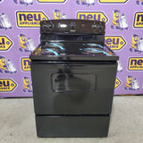 Hotpoint 30-in 4 Burners 5.0-cu ft Freestanding in Black RBS330DR4BB - Scratch & Dent (Minor)
