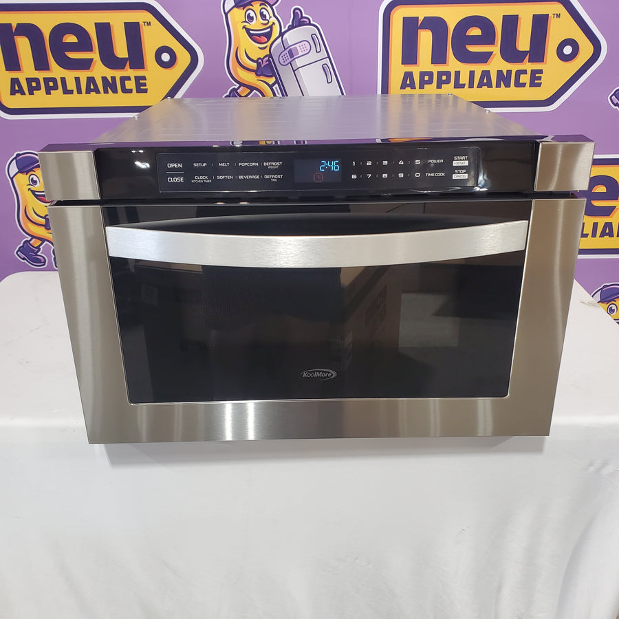 KoolMore 23.6-in 1.2-cu ft 1000-Watt Microwave Drawer in Stainless Steel KM-MD-1SS - New in Box
