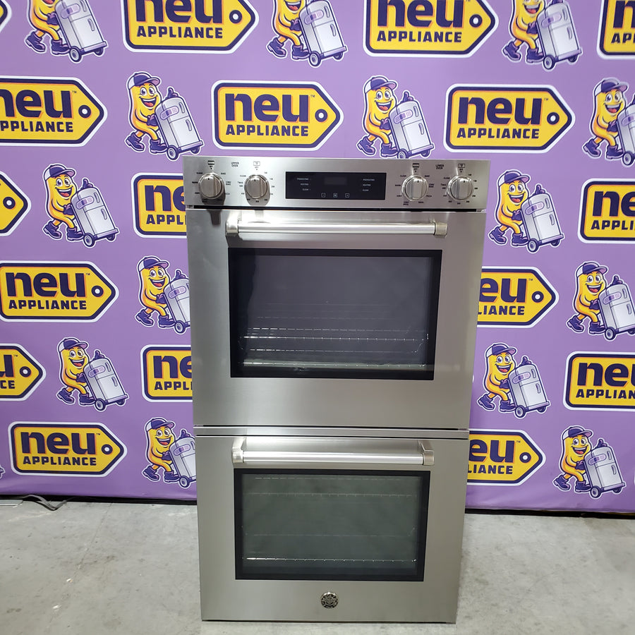 Bertazzoni 30" Built-In Double Electric Convection Wall Oven Self-Clean in Stainless Steel MAST30FDEXV - Scratch & Dent (Minor)
