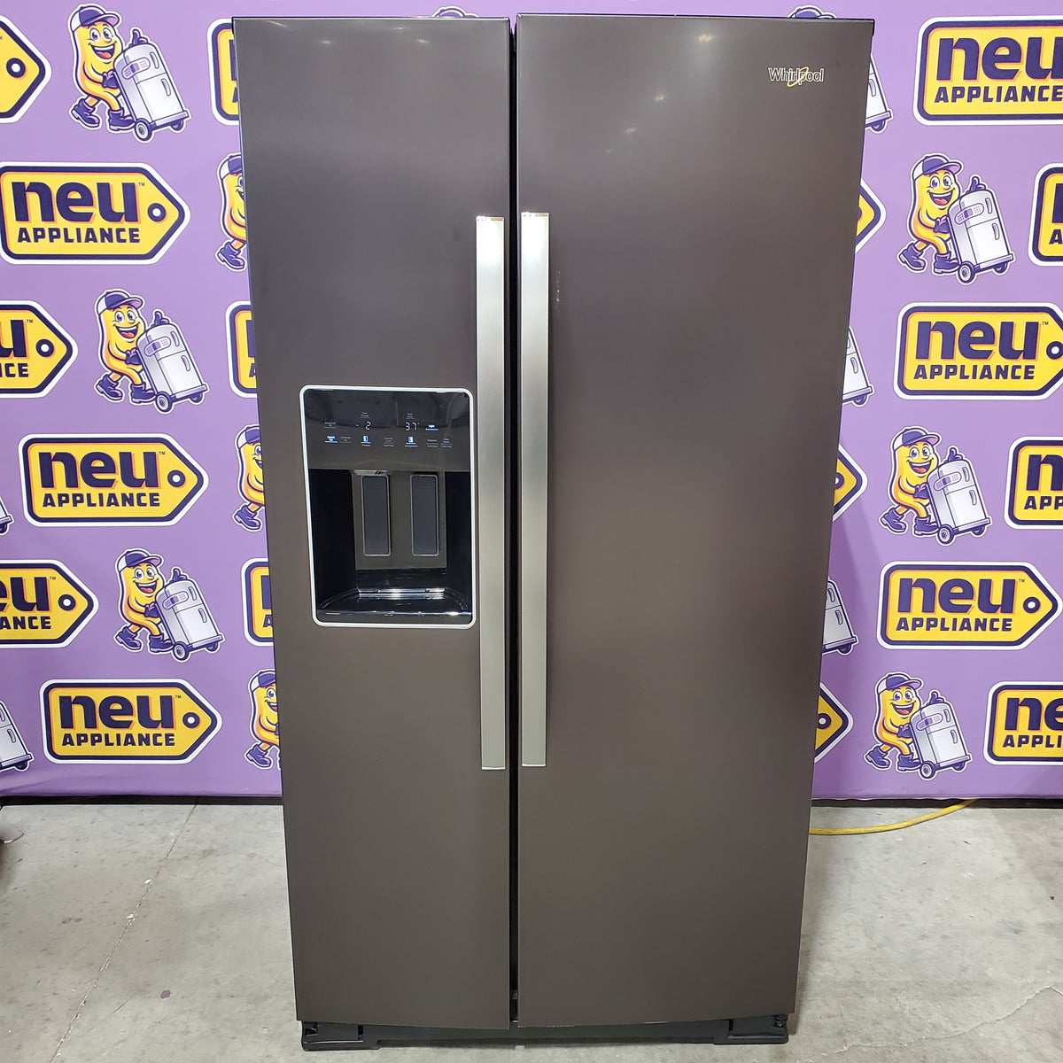 Whirlpool 36-inch Standard Depth Side-by-Side Refrigerator with TruCool™ System WRSF5536RV - Scratch & Dent (Minor)
