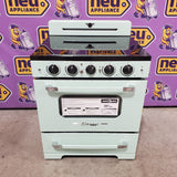 Unique 30' Classic Retro Induction Range Summer Mint Green UNQ30CRICLG - Open Box
