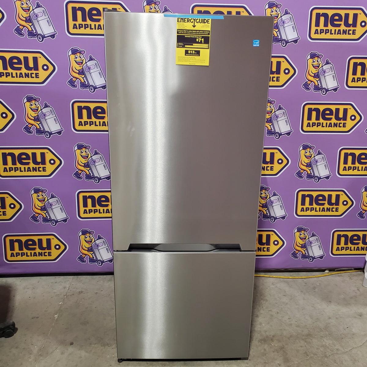 Summit 28" Wide Bottom Mount Refrigerator-Freezer with Icemaker FFBF154SSIMLHD - Scratch & Dent (Minor)