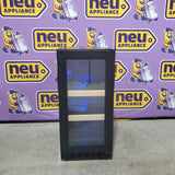 Azure 15 Inch Beverage Center with 3 cu. ft. Capacity, Glass Shelving, Wine Racks, Field Reversible Door, Digital Display Controls, Auto Defrost, and Blue LED Lighting A115BEV-O - Open Box