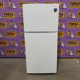 Midea Fingerprint Resistant 20.5-cu ft Top-Freezer Refrigerator (White) Garage Ready ENERGY STAR Certified MRT21D3BWW - Open Box
