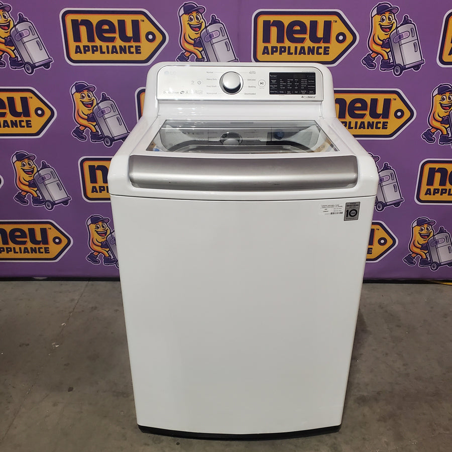 LG 5.0 cu. ft. Smart Wi-Fi Enabled Top Load Washer with TurboWash3D™ Technology WT7300CW - Scratch & Dent (Minor)