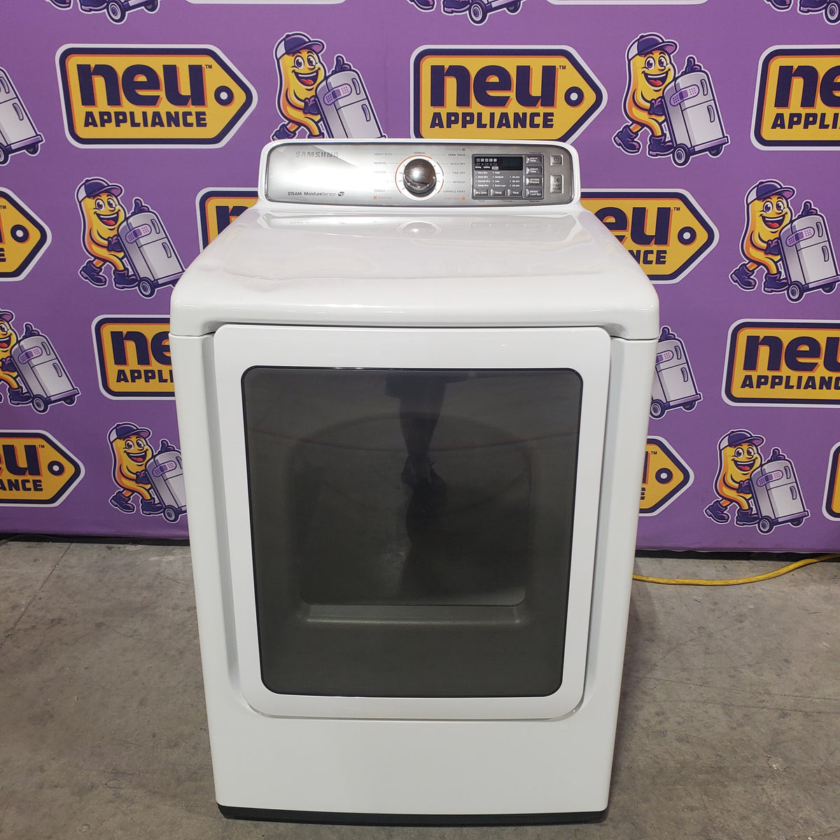 Samsung 7.4 cu. ft. Electric Dryer with Steam DV48H7400EW - Certified Refurbished
