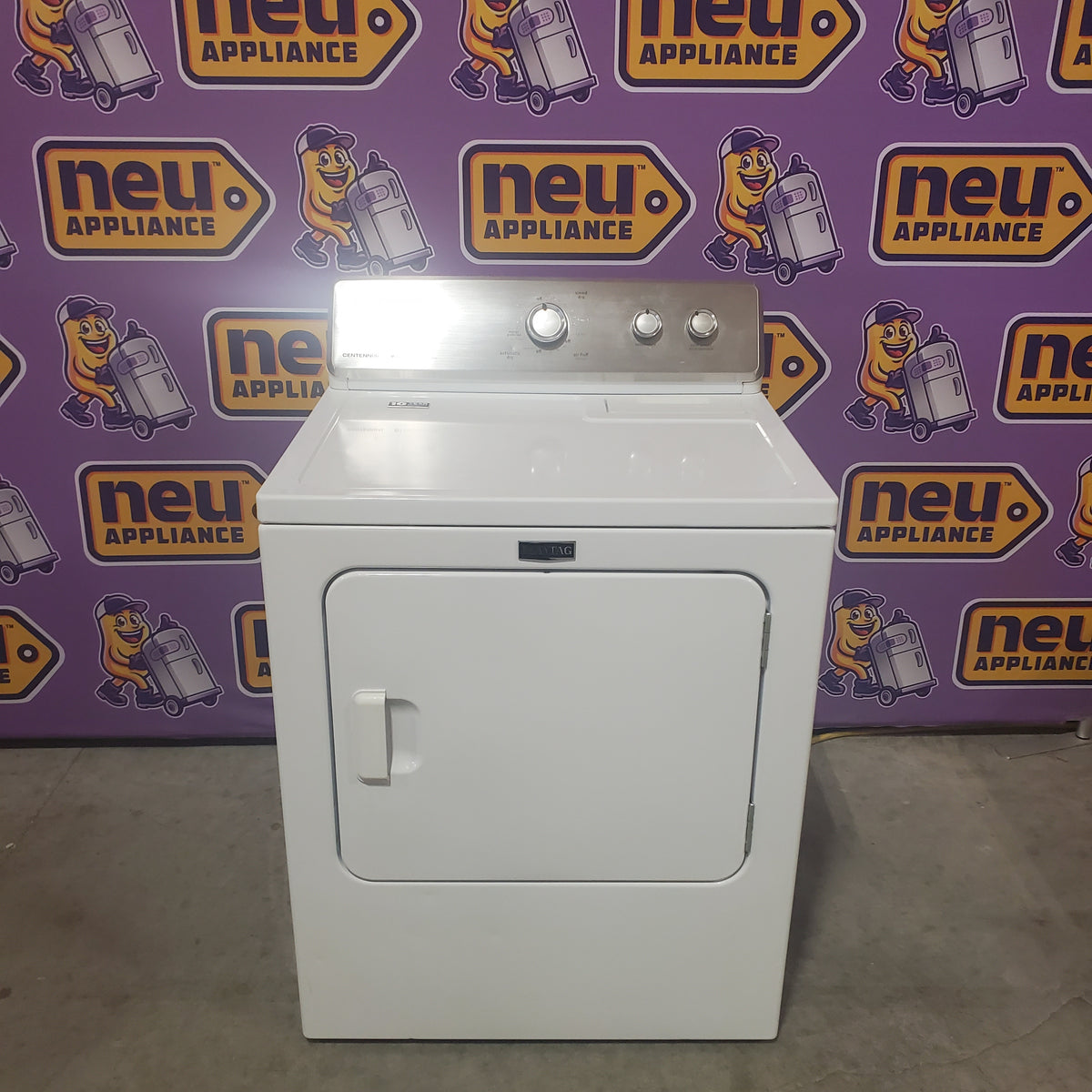 Maytag 29 Inch 7.0 cu. ft. Electric Dryer with 15 Drying Cycles, 4 Temperature Settings, Wrinkle Control Options and Heavy Duty Cycle 05121109 - MEDC215EW - Certified Refurbished